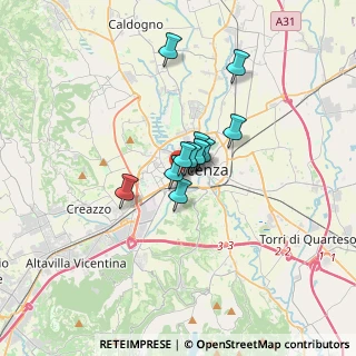 Mappa Corso dei Santi Felice e Fortunato, 36100 Vicenza VI, Italia (1.97364)