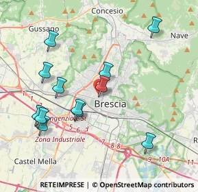 Mappa Via Gabriele Camozzi, 25126 Brescia BS, Italia (4.01917)