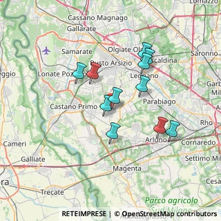 Mappa Via Giacomo Leopardi, 20020 Arconate MI, Italia (6.04182)