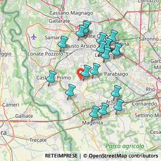 Mappa Via Giacomo Leopardi, 20020 Arconate MI, Italia (7.4265)