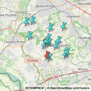 Mappa Via Giacomo Leopardi, 20020 Arconate MI, Italia (2.714)