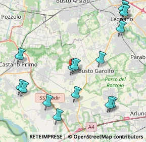 Mappa Via Giacomo Leopardi, 20020 Arconate MI, Italia (5.1)