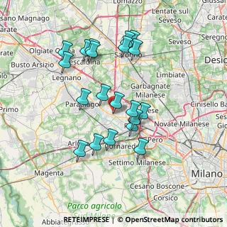 Mappa Via Giacomo Leopardi, 20005 Pogliano Milanese MI, Italia (6.749)