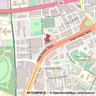 Mappa Viale Fulvio Testi, 111, 20092 Cinisello Balsamo, Milano (Lombardia)
