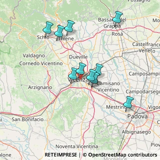 Mappa Via Bartolomeo Ruspoli, 36100 Vicenza VI, Italia (12.84182)