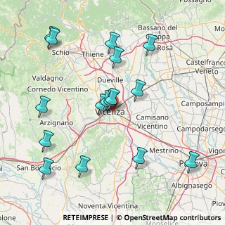Mappa Via Bartolomeo Ruspoli, 36100 Vicenza VI, Italia (16.935)