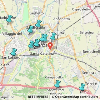 Mappa Via Bartolomeo Ruspoli, 36100 Vicenza VI, Italia (2.20833)