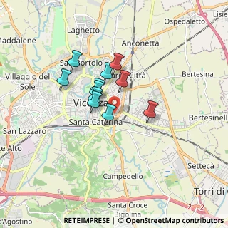Mappa Via Bartolomeo Ruspoli, 36100 Vicenza VI, Italia (1.20091)