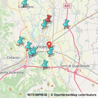 Mappa Via Bartolomeo Ruspoli, 36100 Vicenza VI, Italia (5.04833)