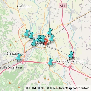 Mappa Via Bartolomeo Ruspoli, 36100 Vicenza VI, Italia (2.9)