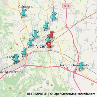 Mappa Via Bartolomeo Ruspoli, 36100 Vicenza VI, Italia (4.42)