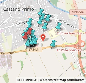 Mappa SP 34, 20022 Castano Primo MI, Italia (0.34643)