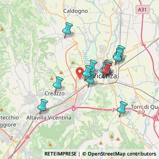 Mappa Via G. Soldà, 36100 Vicenza VI, Italia (3.245)