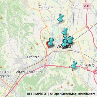 Mappa Via G. Soldà, 36100 Vicenza VI, Italia (2.84667)