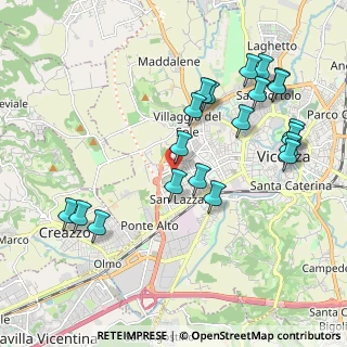 Mappa Via G. Soldà, 36100 Vicenza VI, Italia (2.163)