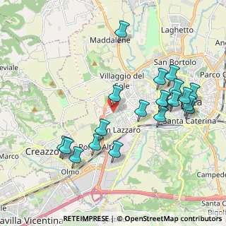 Mappa Via G. Soldà, 36100 Vicenza VI, Italia (2.0835)