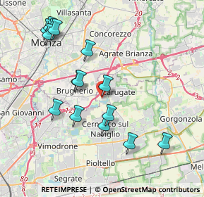 Mappa SP 208, 20061 Carugate MI, Italia (4.04267)