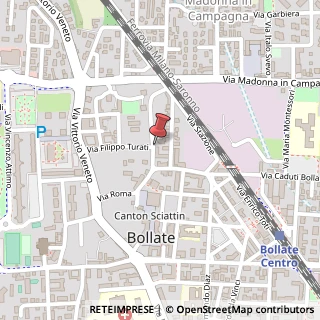 Mappa Via Giuseppe Garibaldi, 8, 20021 Bollate, Milano (Lombardia)