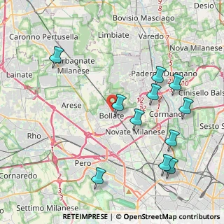 Mappa Piazza Martiri della Libertà, 20021 Bollate MI, Italia (4.48909)