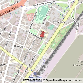 Mappa Via Vincenzo Bellini, 39, 20099 Sesto San Giovanni, Milano (Lombardia)