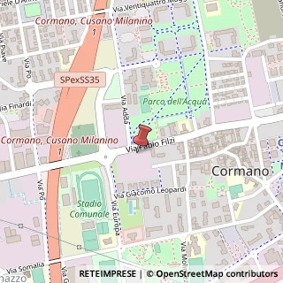 Mappa Via Fabio Filzi, 15, 20032 Cormano, Milano (Lombardia)