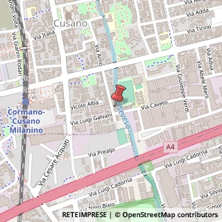 Mappa Via Giacomo Puccini, 17, 20095 Cusano Milanino, Milano (Lombardia)
