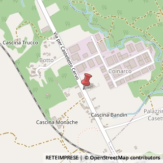 Mappa Via Castelletto Cervo, 455, 13836 Cossato, Biella (Piemonte)