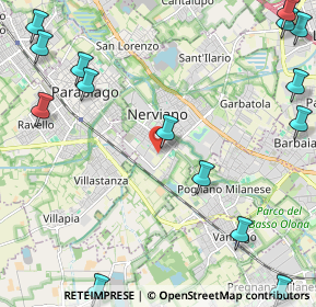 Mappa Via Giorgio Perlasca, 20014 Nerviano MI, Italia (3.236)