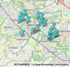 Mappa Via Giorgio Perlasca, 20014 Nerviano MI, Italia (1.6205)