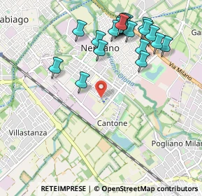 Mappa Via Giorgio Perlasca, 20014 Nerviano MI, Italia (1.1145)