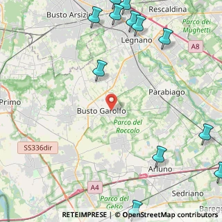 Mappa Via Don Ernesto Vercesi, 20020 Busto Garolfo MI, Italia (6.93692)