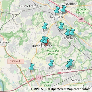 Mappa Via Don Ernesto Vercesi, 20020 Busto Garolfo MI, Italia (4.41615)