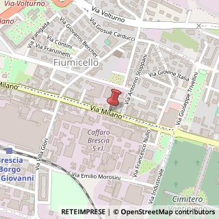 Mappa Via Milano, 84, 25126 Brescia, Brescia (Lombardia)