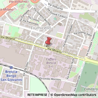 Mappa Via Milano, 90, 25126 Brescia, Brescia (Lombardia)