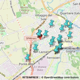 Mappa Parco Via Piccoli, 36100 Vicenza VI, Italia (0.9215)