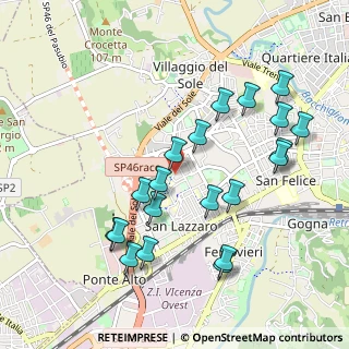 Mappa Parco Via Piccoli, 36100 Vicenza VI, Italia (1.0165)