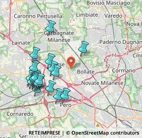 Mappa Via Trento, 20021 Bollate MI, Italia (4.0395)