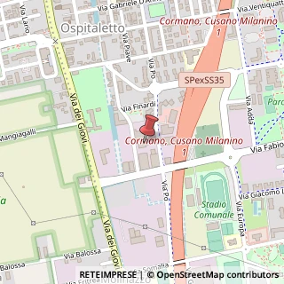 Mappa Via Giuseppe Mazzini, n. 10, 20032 Cormano, Milano (Lombardia)