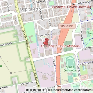 Mappa Via Giuseppe Mazzini, 10, 20032 Cormano, Milano (Lombardia)
