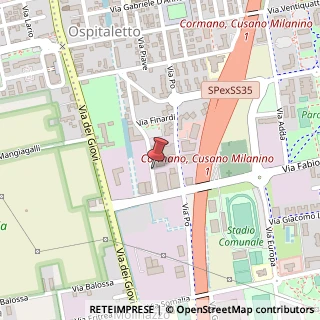 Mappa Via Giuseppe Mazzini, 10, 20032 Cormano, Milano (Lombardia)