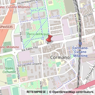 Mappa Via Nazario Sauro, 4, 20032 Cormano MI, Italia, 20032 Cormano, Milano (Lombardia)