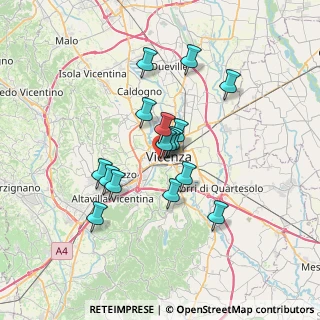 Mappa Via Napoli, 36100 Vicenza VI, Italia (5.4775)