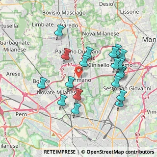 Mappa Via Giuseppe Dall'Occo, 20032 Cormano MI, Italia (3.80526)
