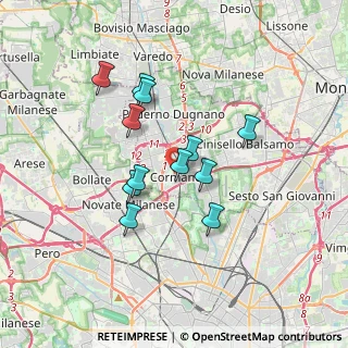 Mappa Via Giuseppe Dall'Occo, 20032 Cormano MI, Italia (2.85083)