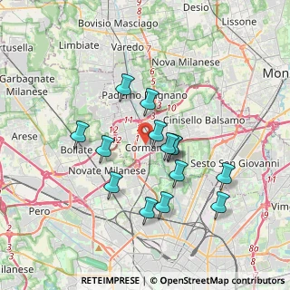 Mappa Via Giuseppe Dall'Occo, 20032 Cormano MI, Italia (3.19714)