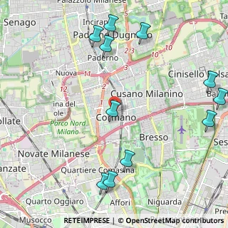 Mappa Via Giuseppe Dall'Occo, 20032 Cormano MI, Italia (2.72818)