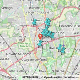 Mappa Via Achille Grandi, 20032 Cormano MI, Italia (1.32273)