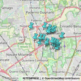 Mappa Via Giuseppe Dall'Occo, 20032 Cormano MI, Italia (1.2005)