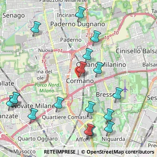 Mappa Via Achille Grandi, 20032 Cormano MI, Italia (2.70059)