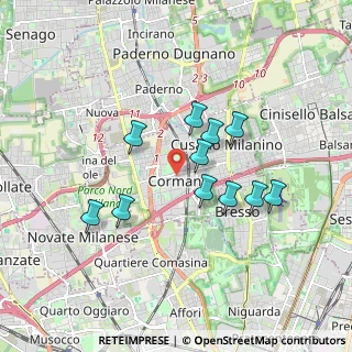 Mappa Via Giuseppe Dall'Occo, 20032 Cormano MI, Italia (1.51545)
